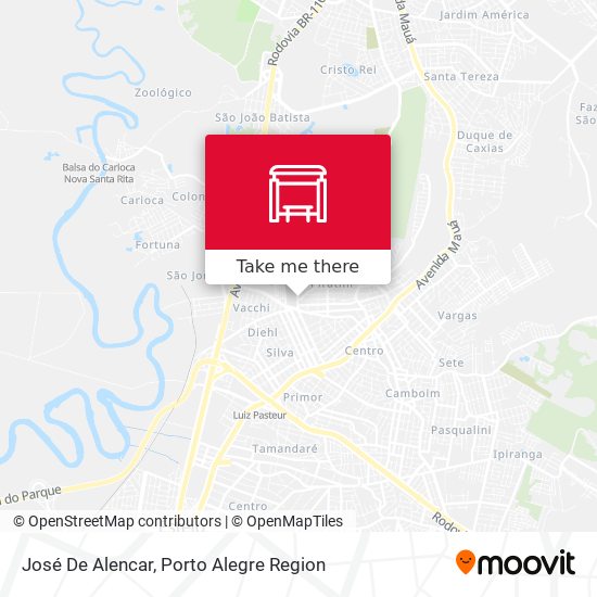 José De Alencar map