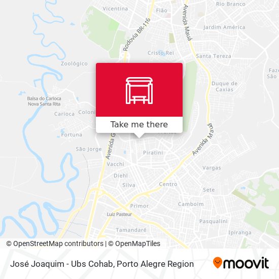 José Joaquim - Ubs Cohab map
