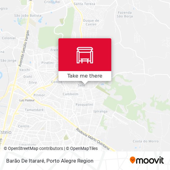 Barão De Itararé map