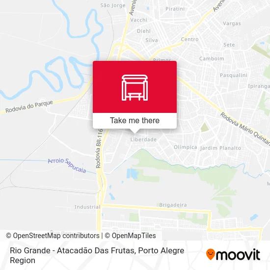 Rio Grande - Atacadão Das Frutas map