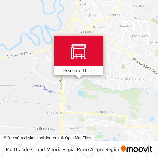 Rio Grande - Cond. Vitória Régia map