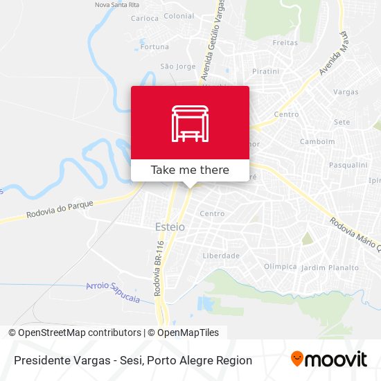 Presidente Vargas - Sesi map