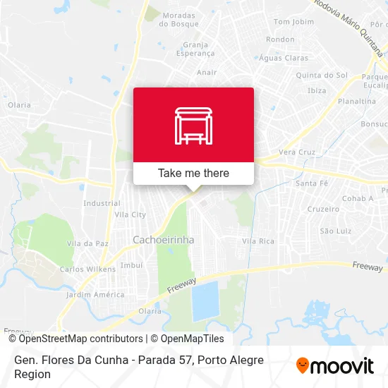 Gen. Flores Da Cunha - Parada 57 map