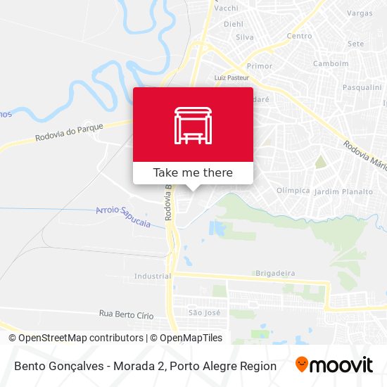Bento Gonçalves - Morada 2 map