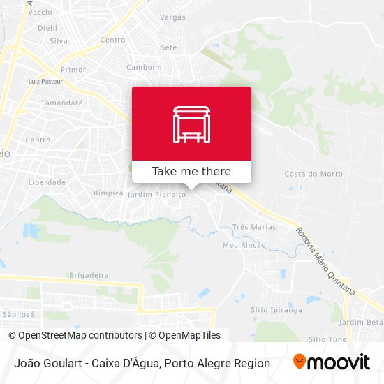 João Goulart - Caixa D'Água map