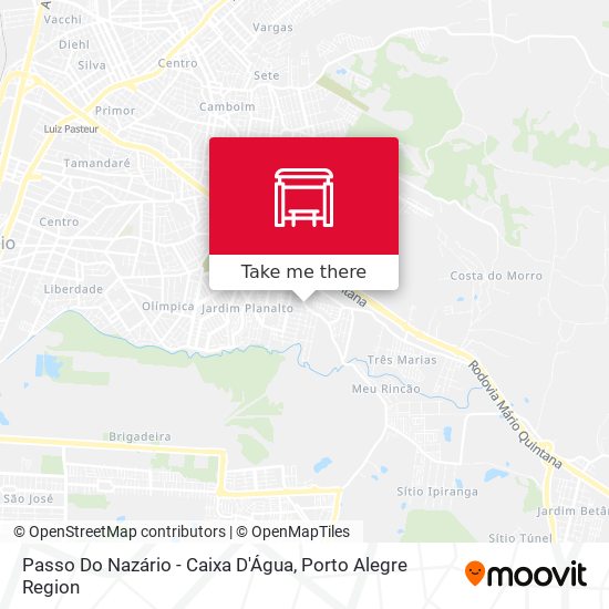 Passo Do Nazário - Caixa D'Água map