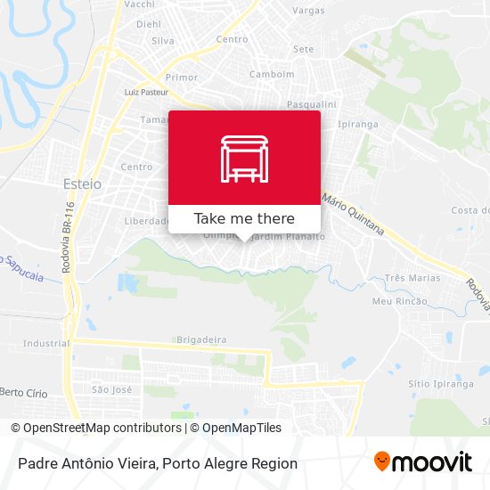 Padre Antônio Vieira map