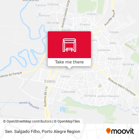 Sen. Salgado Filho map