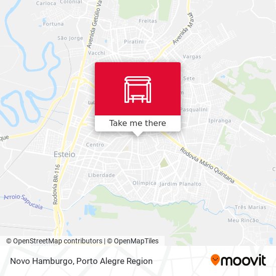 Novo Hamburgo map