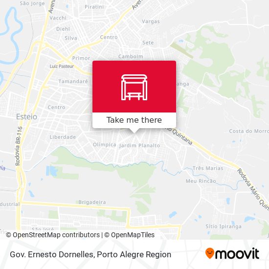 Gov. Ernesto Dornelles map