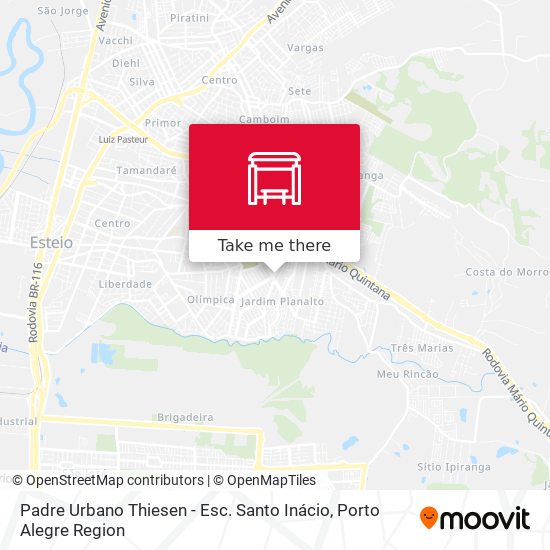Padre Urbano Thiesen - Esc. Santo Inácio map