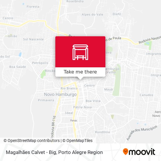 Magalhães Calvet - Big map