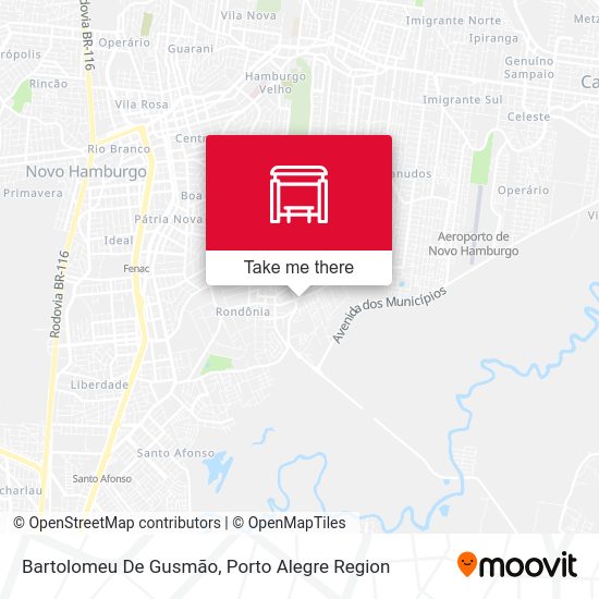 Bartolomeu De Gusmão map