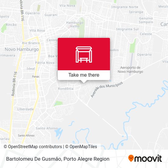 Bartolomeu De Gusmão map