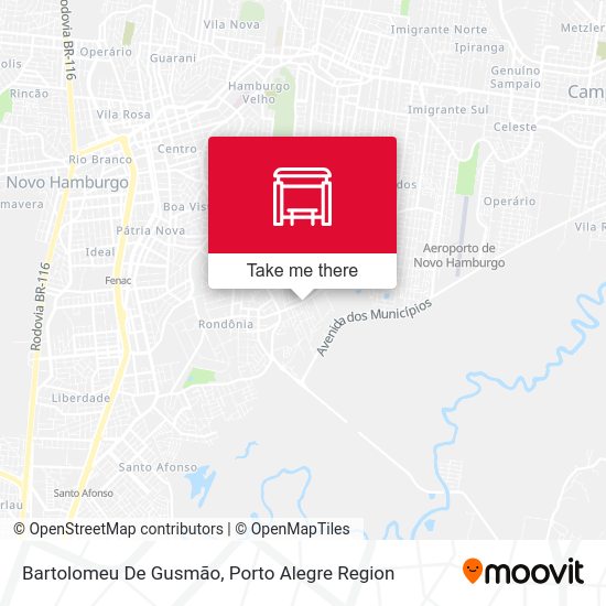 Bartolomeu De Gusmão map