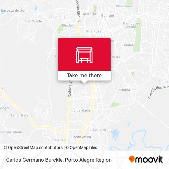 Carlos Germano Burckle map