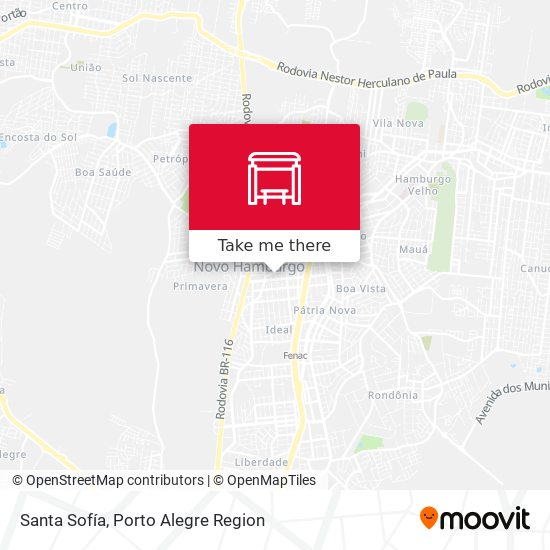 Santa Sofía map