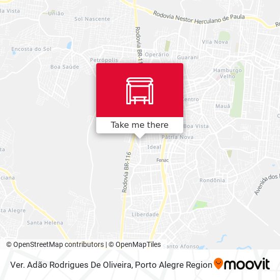 Ver. Adão Rodrigues De Oliveira map