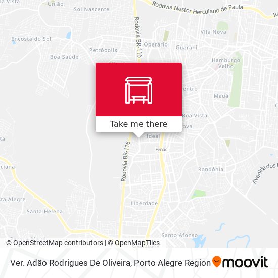 Ver. Adão Rodrigues De Oliveira map