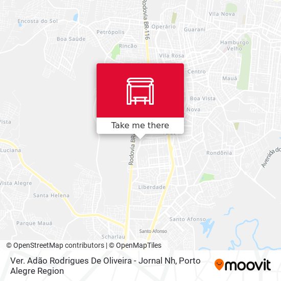 Ver. Adão Rodrigues De Oliveira - Jornal Nh map