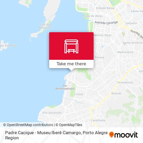 Padre Cacique - Museu Iberê Camargo map