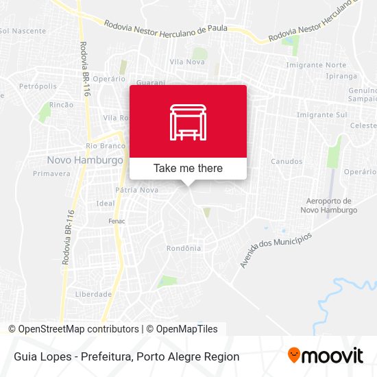 Guia Lopes - Prefeitura map