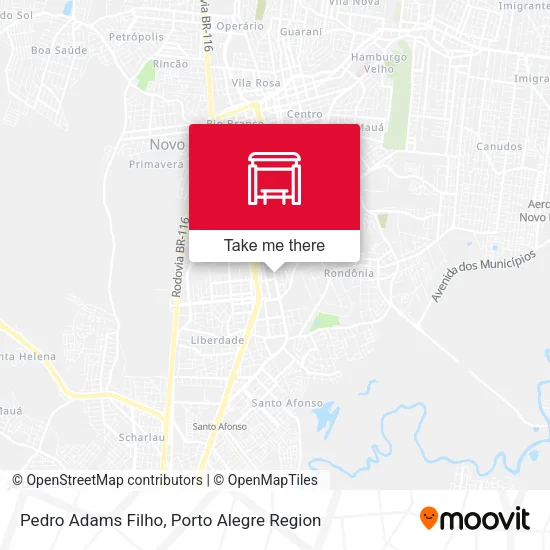 Pedro Adams Filho map