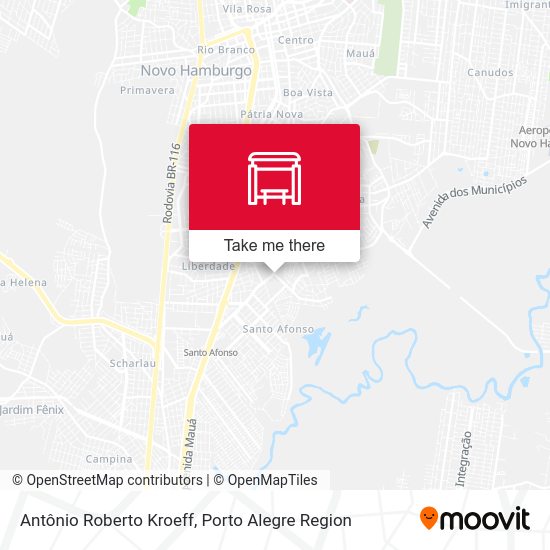 Antônio Roberto Kroeff map