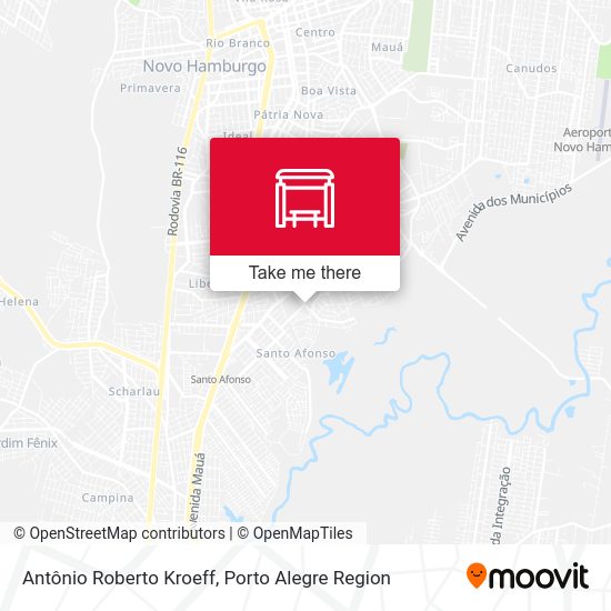 Antônio Roberto Kroeff map