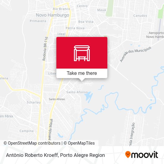 Antônio Roberto Kroeff map