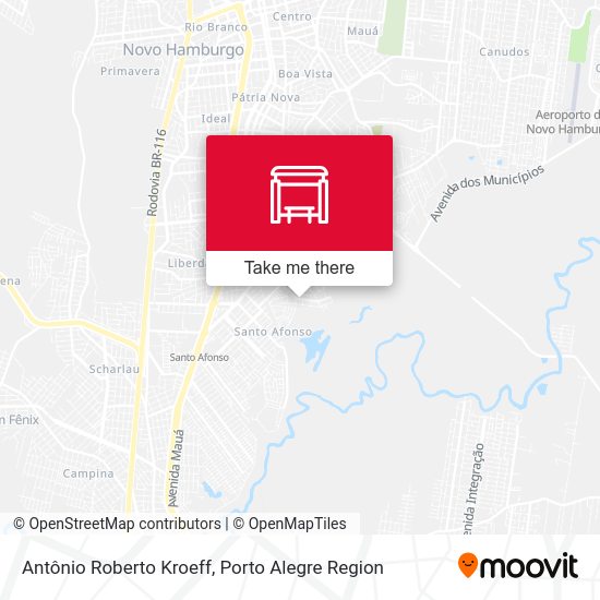 Antônio Roberto Kroeff map