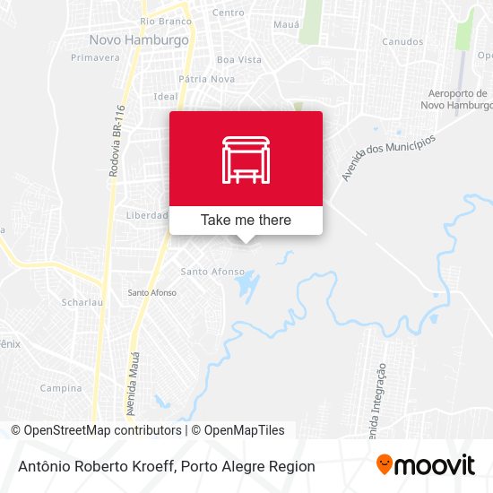 Antônio Roberto Kroeff map