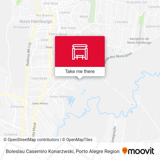 Boleslau Casemiro Konarzwski map