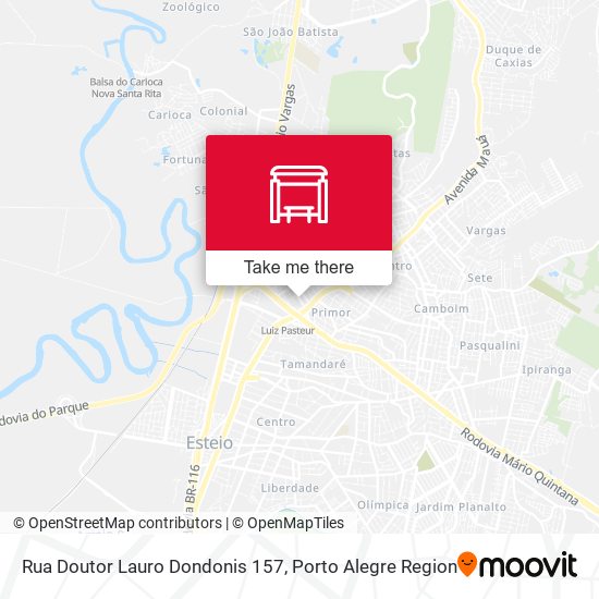 Rua Doutor Lauro Dondonis 157 map