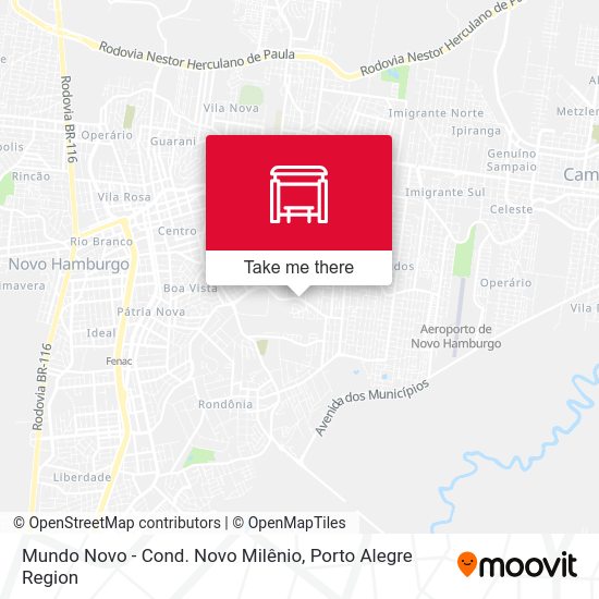 Mundo Novo - Cond. Novo Milênio map