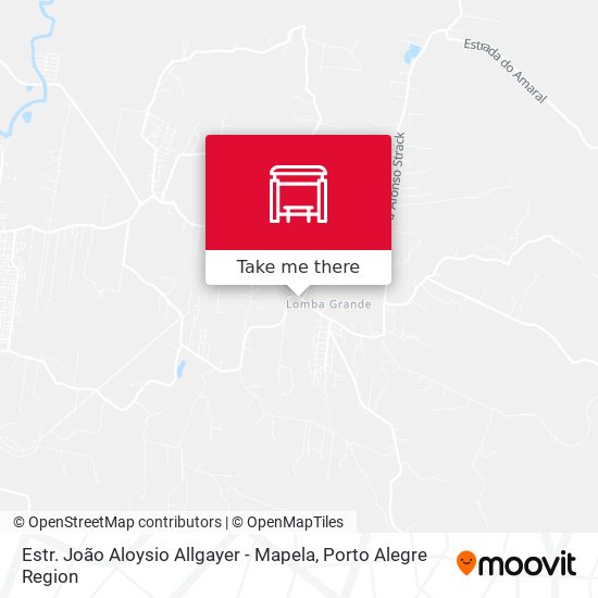 Estr. João Aloysio Allgayer - Mapela map