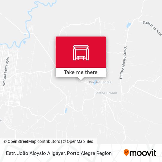 Estr. João Aloysio Allgayer map