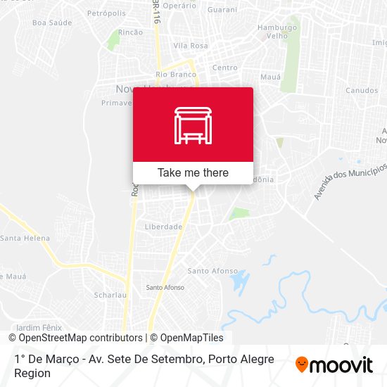 1° De Março - Av. Sete De Setembro map