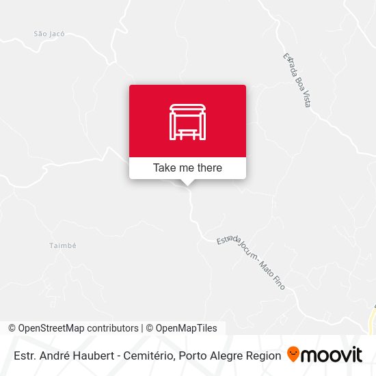 Estr. André Haubert	 - Cemitério map