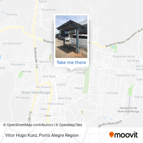 Vítor Hugo Kunz map