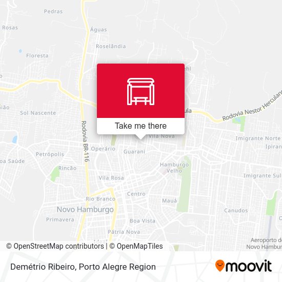Demétrio Ribeiro map