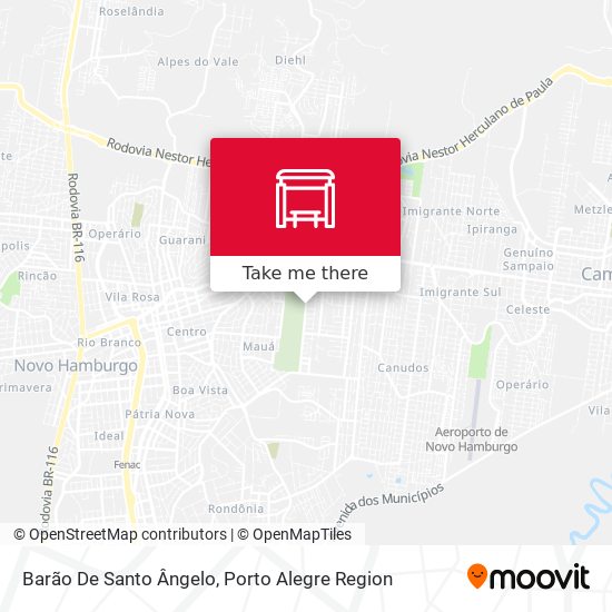 Barão De Santo Ângelo map