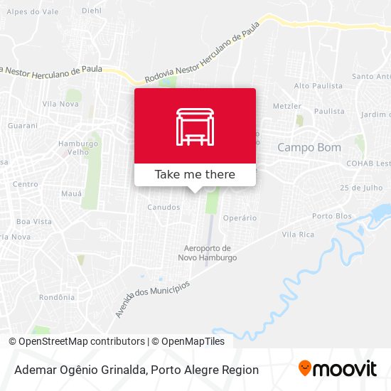 Ademar Ogênio Grinalda map