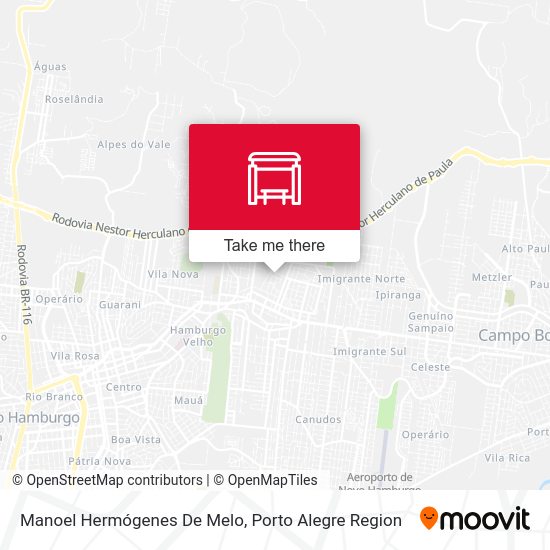 Manoel Hermógenes De Melo map