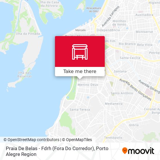 Praia De Belas - Fdrh (Fora Do Corredor) map