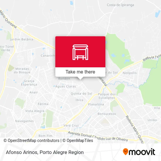 Afonso Arinos map