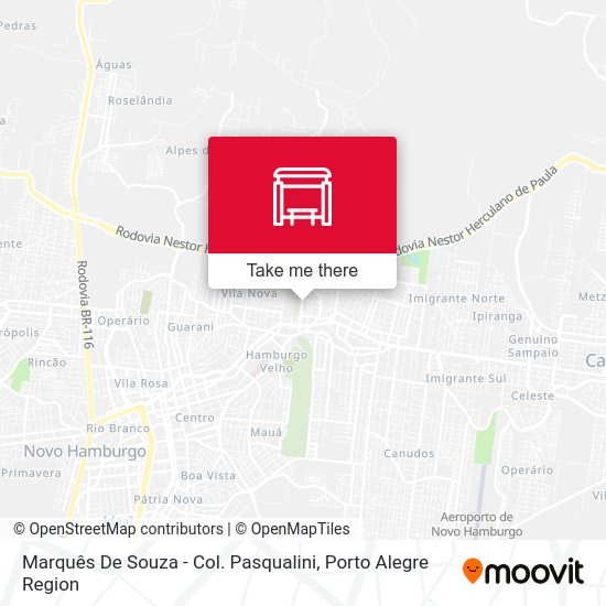 Marquês De Souza - Col. Pasqualini map