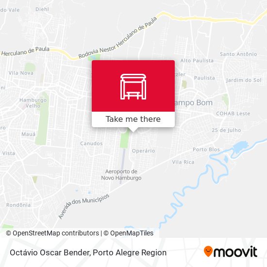 Octávio Oscar Bender map