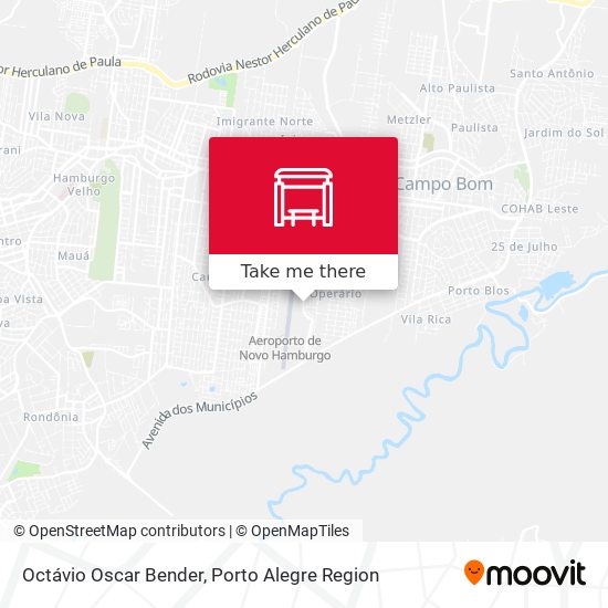 Octávio Oscar Bender map