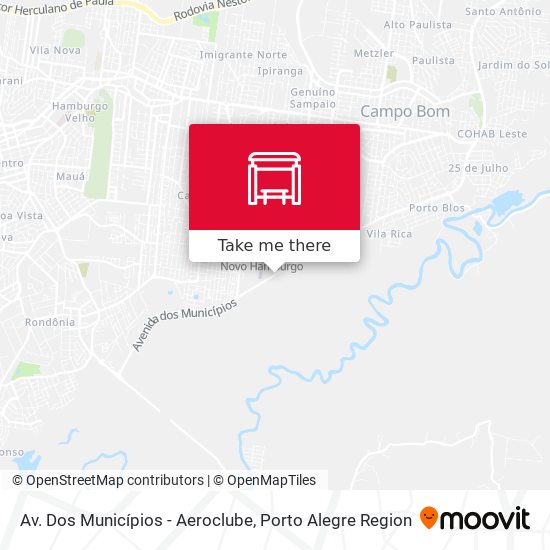 Av. Dos Municípios - Aeroclube map